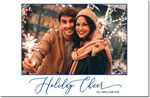 Holiday Photo Mount Cards by Boatman Geller - Aurellia Script Holiday Cheer