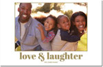 Digital Holiday Photo Cards by Boatman Geller - Poster Love & Laughter