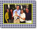 Digital Holiday Photo Cards by Boatman Geller - Navy Lattice