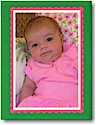 Digital Holiday Photo Cards by Boatman Geller - Scallop Green with Pink