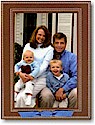 Holiday Photo Mount Cards by Boatman Geller - Brown Beaded