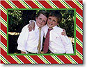 Holiday Photo Mount Cards by Boatman Geller - Repp Tie Red