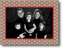 Digital Holiday Photo Cards by Boatman Geller - Ornamental Red