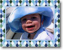 Boatman Geller Digital Holiday Photo Card - Harlequin Ice Blue