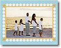 Boatman Geller Digital Holiday Photo Card - Border Seashell