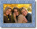 Digital Holiday Photo Cards by Boatman Geller - Damask Blue