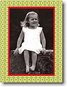 Holiday Photo Mount Cards by Boatman Geller - Mosaic Green