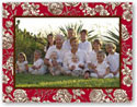 Digital Holiday Photo Cards by Boatman Geller - Floral Toile Red