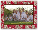 Holiday Photo Mount Cards by Boatman Geller - Floral Toile Red