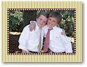 Digital Holiday Photo Cards by Boatman Geller - Parker Stripe Green