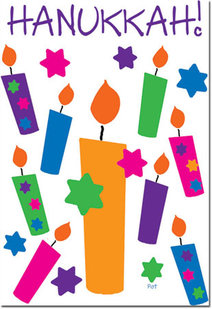 Hanukkah Greeting Cards by Just Mishpucha - Hanukkah Candles