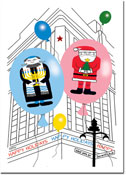 Non-Personalized Interfaith Holiday Greeting Cards by Just Mishpucha - Holiday Parade