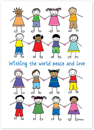 Non-Personalized Interfaith Holiday Greeting Cards by Just Mishpucha - Little Kids