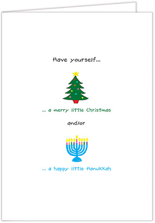 Interfaith Holiday Greeting Cards by Just Mishpucha - Have yourself a merry