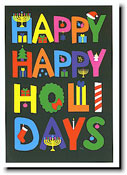 Non-Personalized Interfaith Holiday Greeting Cards by Just Mishpucha - Holiday Letters