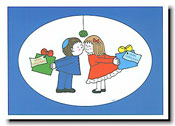 Interfaith Holiday Greeting Cards by Just Mishpucha - Little Boy And Girl