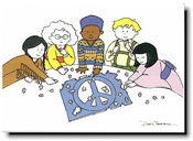 Interfaith Holiday Greeting Cards by Just Mishpucha - Peace Puzzles