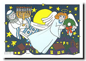 Interfaith Holiday Greeting Cards by Just Mishpucha - Rabbi And Angel