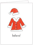 Holiday Greeting Cards by Kelly Hughes Designs (Santa Suit)