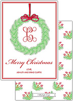 Holiday Greeting Cards by Kelly Hughes Designs (Winter Pine)