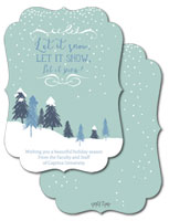 Holiday Greeting Cards by Little Lamb Designs (Let It Snow)