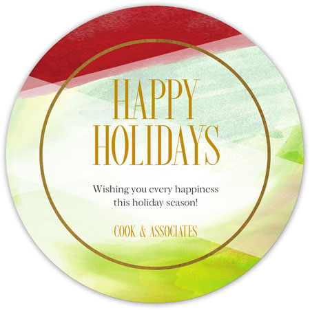 Holiday Greeting Cards by Little Lamb Designs (Shades of Red and Green)