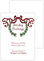 Holiday Greeting Cards by Little Lamb Designs (Elegant Wreath)