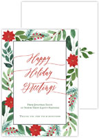 Holiday Greeting Cards by Little Lamb Designs (Christmas Flora)