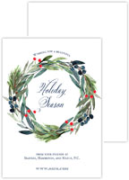 Holiday Greeting Cards by Little Lamb Designs (Winter Wreath)