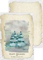 Holiday Greeting Cards by Little Lamb Designs (Painted Forest)