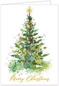 Holiday Greeting Cards by Little Lamb Designs (Watercolor Tree)