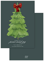 Holiday Greeting Cards by Little Lamb Designs (Snow Dusted Tree)
