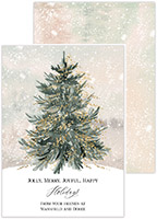 Holiday Greeting Cards by Little Lamb Designs (Glistening Treetop)