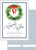 Holiday Greeting Cards by Little Lamb Designs (Painted Wreath)