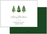Holiday Greeting Cards by Little Lamb Designs (Simple Trees)
