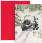 Pre-Printed Boxed Holiday Cards by Masterpiece Studios (Classic Holiday Car)