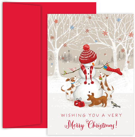 Pre-Printed Boxed Holiday Cards by Masterpiece Studios (Snowman & Friends) Pre-Printed Boxed Holiday Cards by Masterpiece Studios (Snowman & Friends)
