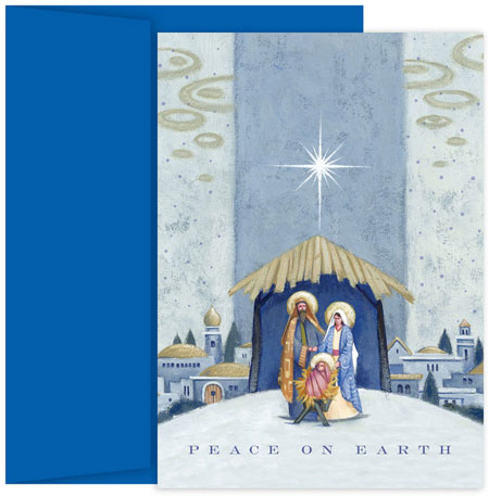 Pre-Printed Boxed Holiday Cards by Masterpiece Studios (Nativity Beneath The Star) Pre-Printed Boxed Holiday Cards by Masterpiece Studios (Nativity Beneath The Star)