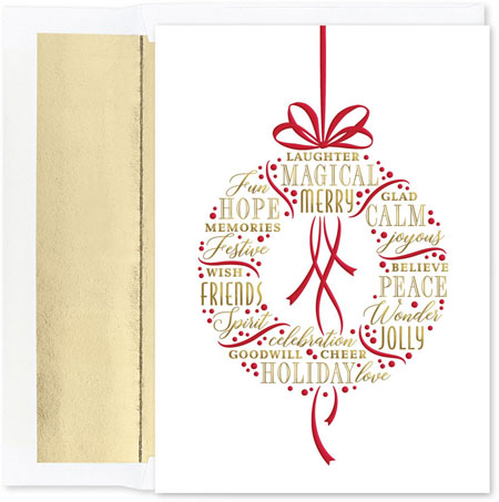 Pre-Printed Boxed Holiday Cards by Masterpiece Studios (Holiday Wishes Wreath) Pre-Printed Boxed Holiday Cards by Masterpiece Studios (Holiday Wishes Wreath)