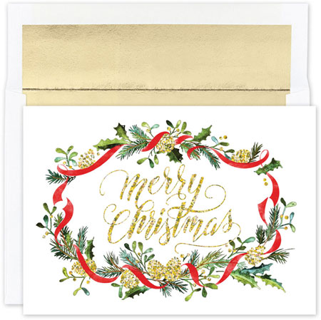 Pre-Printed Boxed Holiday Cards by Masterpiece Studios (Merry Pines) Pre-Printed Boxed Holiday Cards by Masterpiece Studios (Merry Pines)