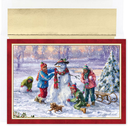 Pre-Printed Boxed Holiday Cards by Masterpiece Studios (Building Frosty) Pre-Printed Boxed Holiday Cards by Masterpiece Studios (Building Frosty)