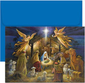 Pre-Printed Boxed Holiday Cards by Masterpiece Studios (A Holy Scene)