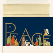 Pre-Printed Boxed Holiday Cards by Masterpiece Studios (Peaceful Night)