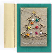 Pre-Printed Boxed Holiday Cards by Masterpiece Studios (Sand Tree)