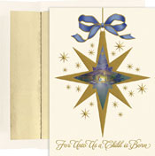 Pre-Printed Boxed Holiday Cards by Masterpiece Studios (Nativity Star)