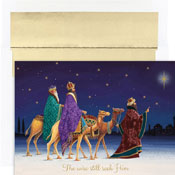Pre-Printed Boxed Holiday Cards by Masterpiece Studios (Three Kings)