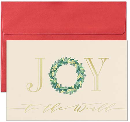 Pre-Printed Boxed Holiday Greeting Cards by Masterpiece Studios (World of Joy)