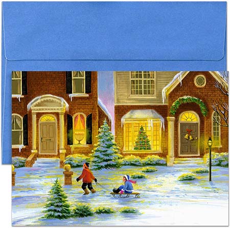 Pre-Printed Boxed Holiday Greeting Cards by Masterpiece Studios (Good Neighbors)