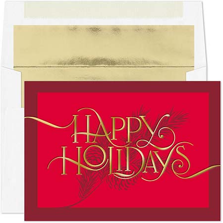 Pre-Printed Boxed Holiday Greeting Cards by Masterpiece Studios (Holiday Classic)
