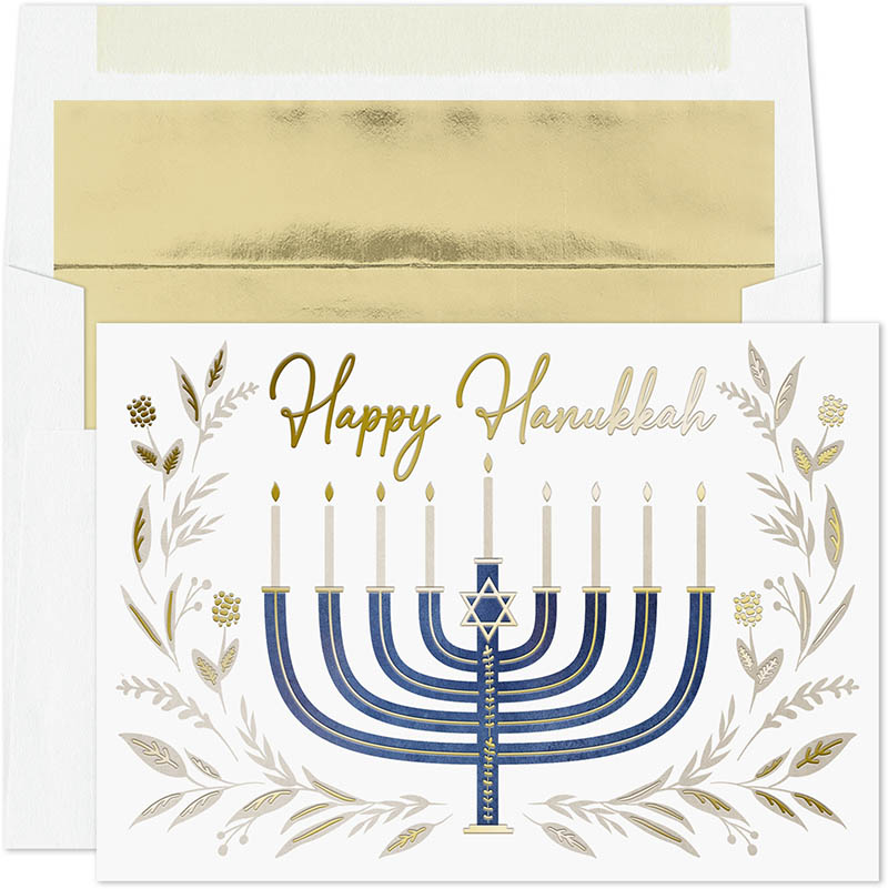 PrePrinted Boxed Hanukkah Greeting Cards by Masterpiece Studios